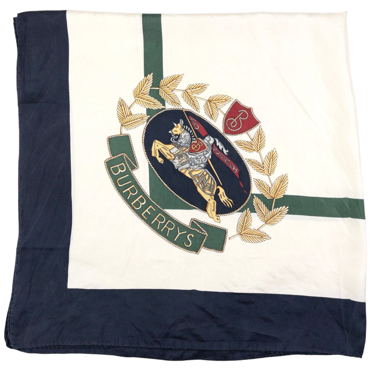 Vintage Burberry Silk Scarf