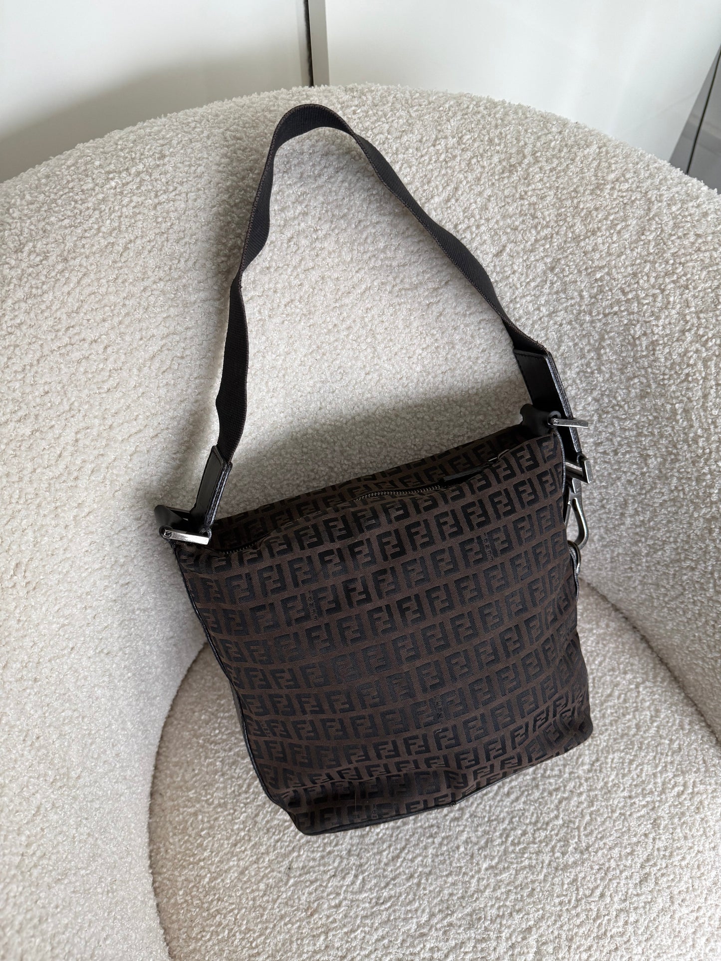 Vintage 90s Fendi Zucca Satchel Shoulder Bag | O/S, Multicoloured
