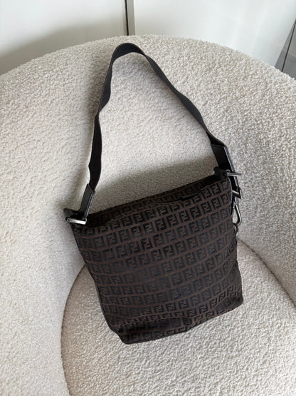 Vintage 90s Fendi Zucca Satchel Shoulder Bag | O/S, Multicoloured