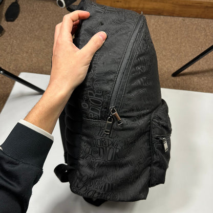 Dior x Stussy 2020 Riders Monogram Logo Nylon Backpack