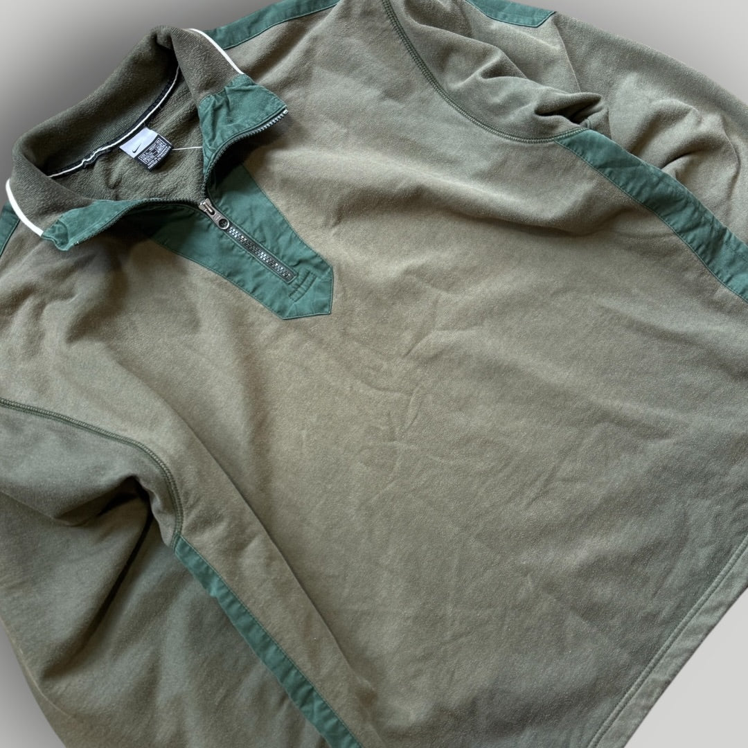 Nike 2000's Panelled 1/4 Zip L