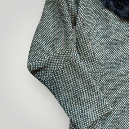 Comme des Garçons Junya Watanabe 1995 Runway Fur Collar Coat XS