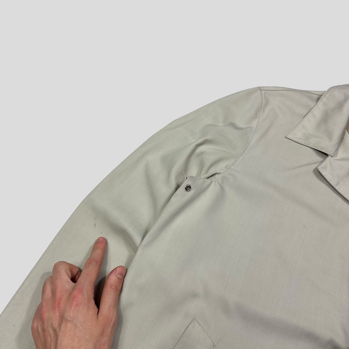 Prada Milano 2008 Soft Poly Premium Car Coat - M/L