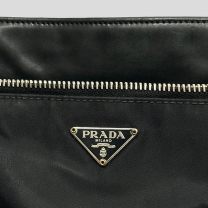 Prada Milano 00’s Nylon & Leather Crossbody Bag