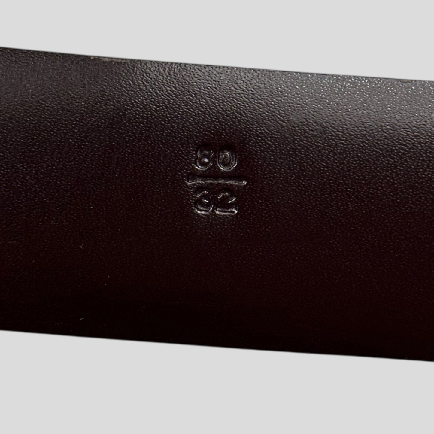 Prada 2000’s Ponyhair Fur Leather Belt