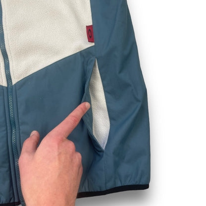 2000's Oakley Fleece/Nylon Panelled Gilet (M) | Default Title, Blue