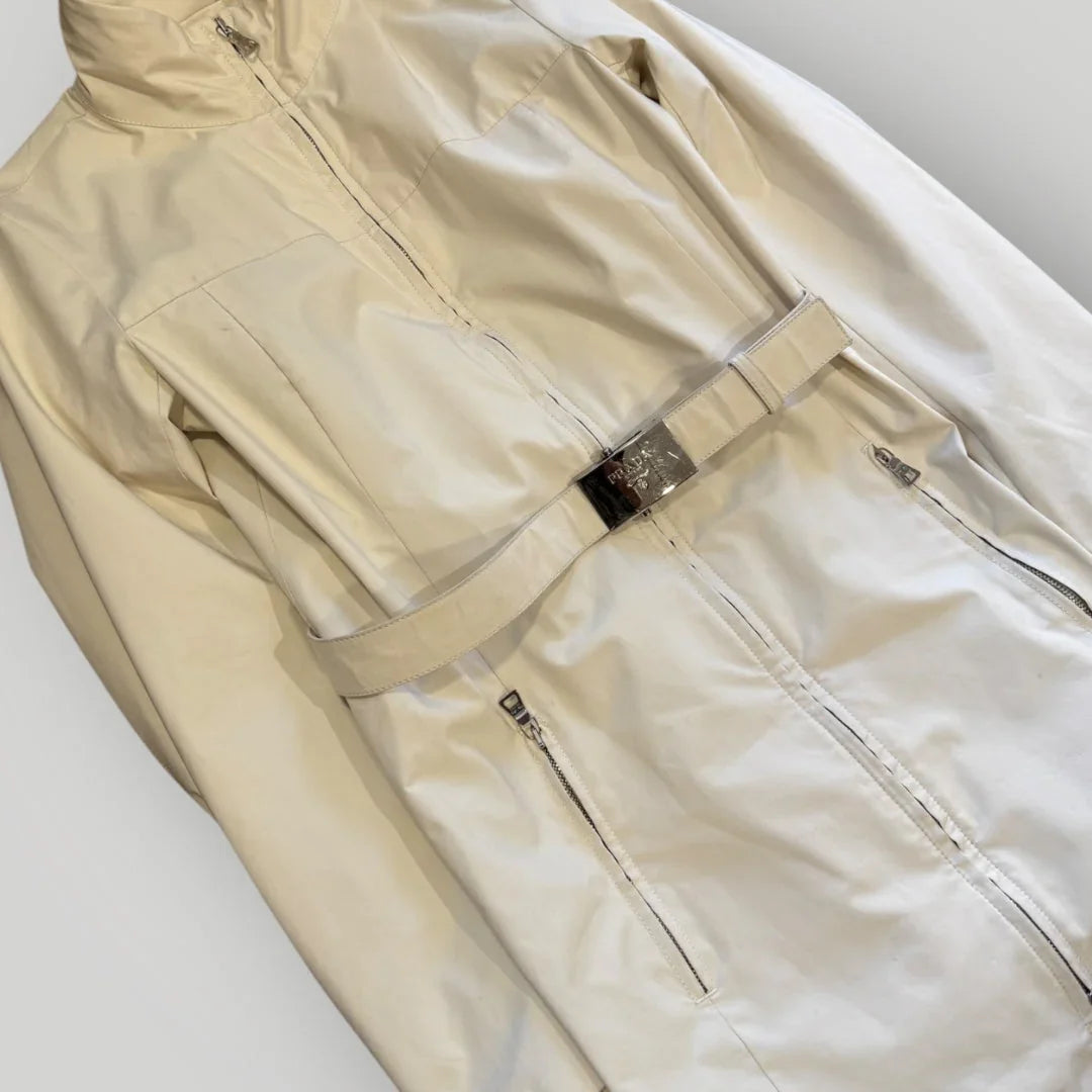 Prada Sport 2000's Women's Belted Rain Mac S