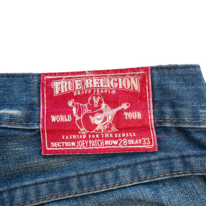 Vintage True Religion Denim Patchwork Jeans Size W30