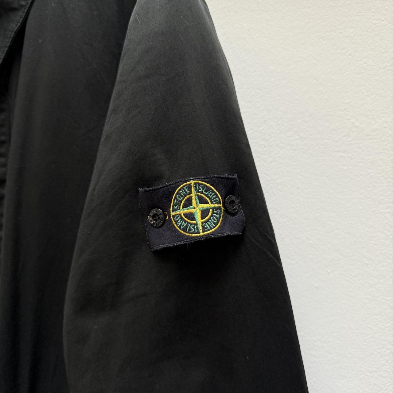 Early 00’s Stone Island Dutch Rope Raso Parka Jacket in Black (L) | Large, Black