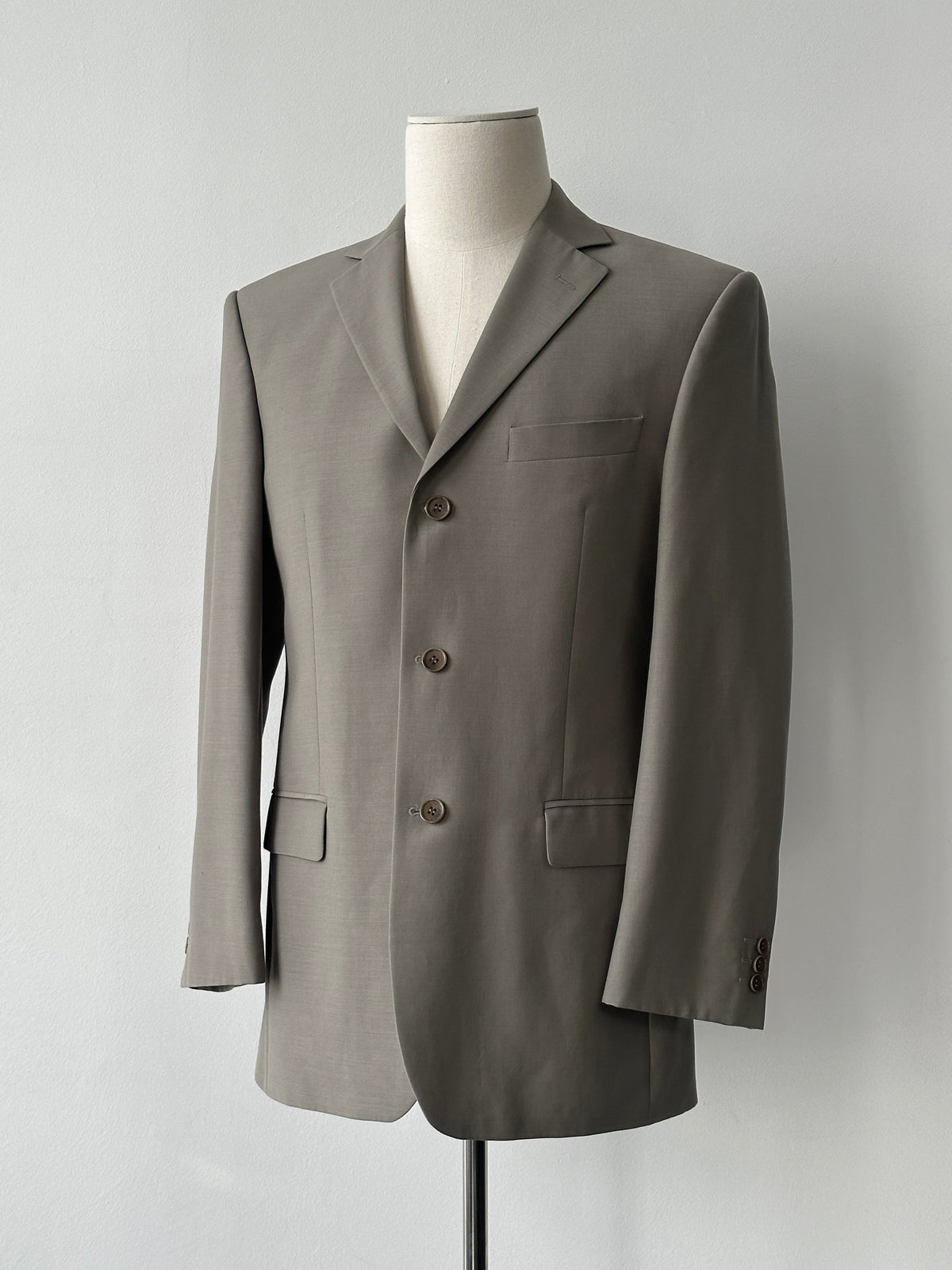 Balmain 2000s Wool Single Breasted Blazer - 38R