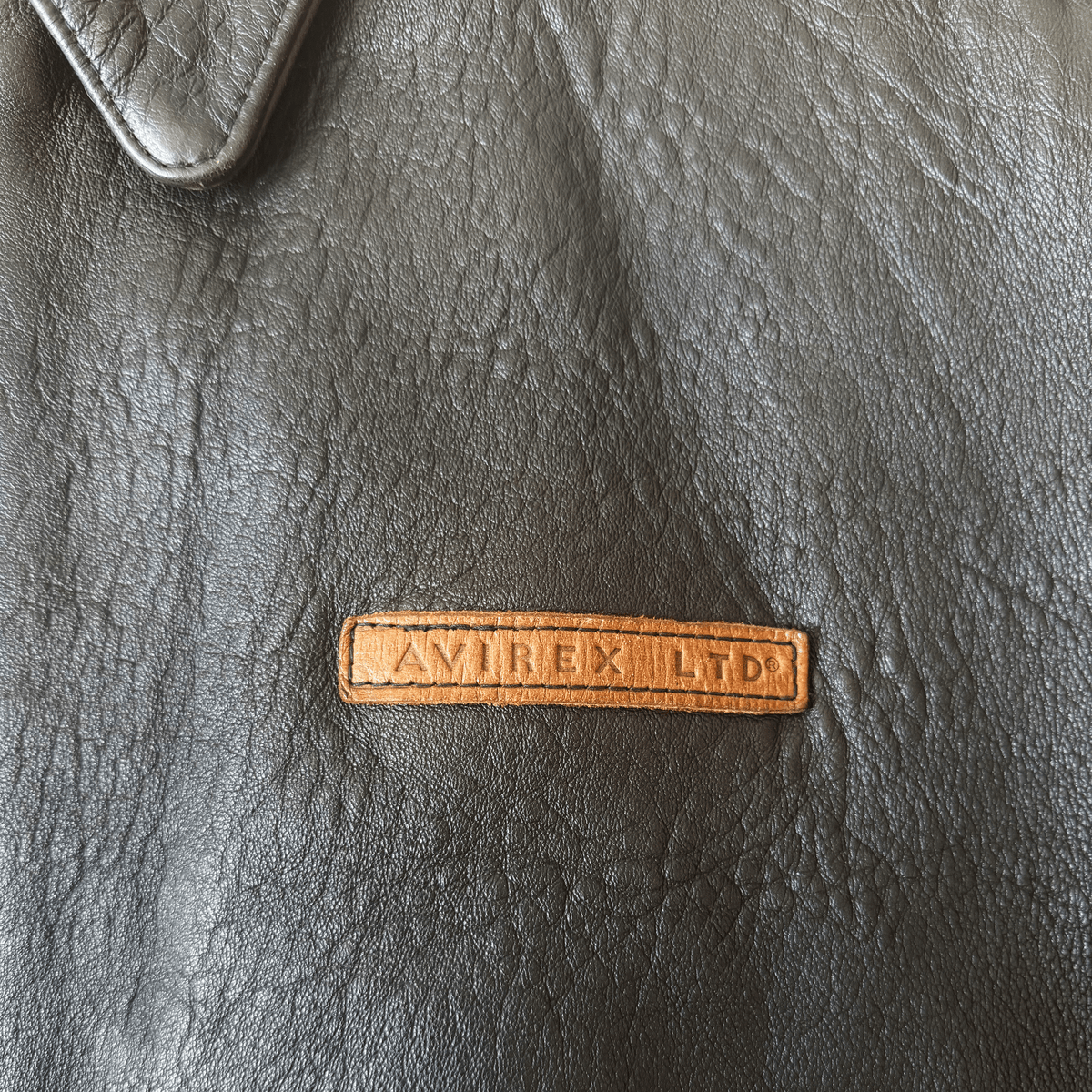 Avirex 'My Aim Is True' 1989 A2 Leather Flight Jacket - M / L | M / L, Red