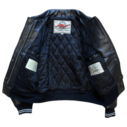 Avirex Leather Varsity Jacket - XS
