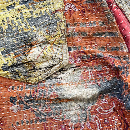 Boro Bandana Sashiko Distressed Jeans - W30"