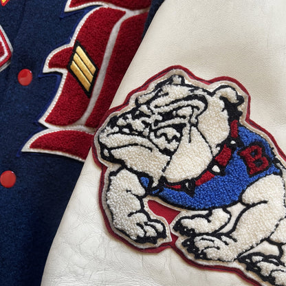 Whitesville 'Forest Park Bull Dogs' Varsity Jacket - M
