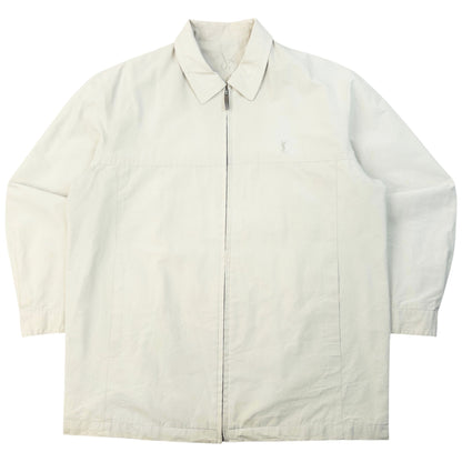 Vintage 90S YSL Yves Saint Laurent Harrington Jacket Size S | Small, Cream