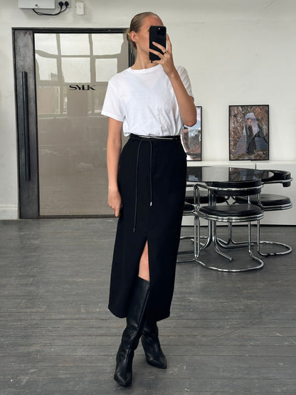 Belfe & Belfe 1990s Pure Wool Maxi Skirt - W26