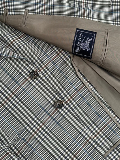 Burberry 1990s Check Single Breasted Blazer - S