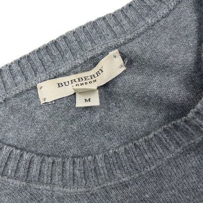 Vintage 2000s Burberry Lightweight Jumper Womens Size M | Medium, Grey
