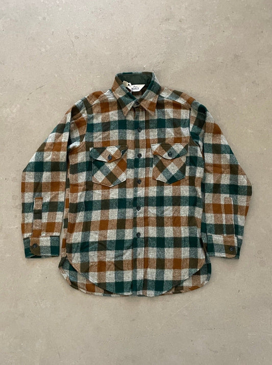 1980’s Woolrich Check Shirt - M | Medium, Red