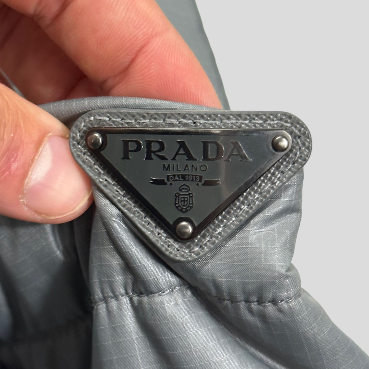 Prada Milano 2014 Ripstop Nylon Puffer Jacket - IT48 | Default Title, Grey