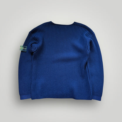 Stone Island AW/97 Ribbed Knitted Wool Jumper M/L