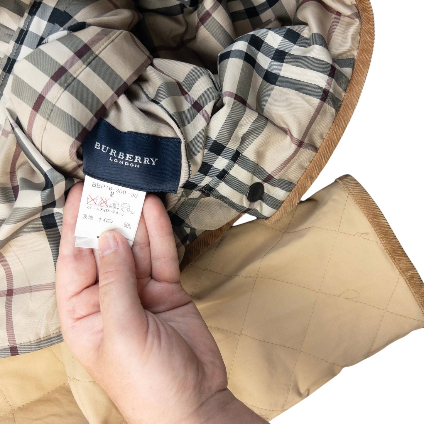 Vintage 2000s Burberry Nova Check Reversible Quilted Jacket Size S | Small, Beige, Nova Check