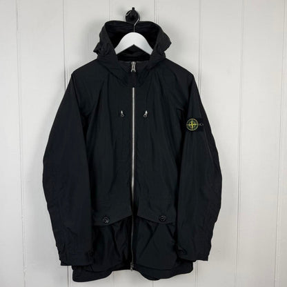 Stone Island Micro Reps Multi Pocket Parka Black (M) | Medium, Multicoloured