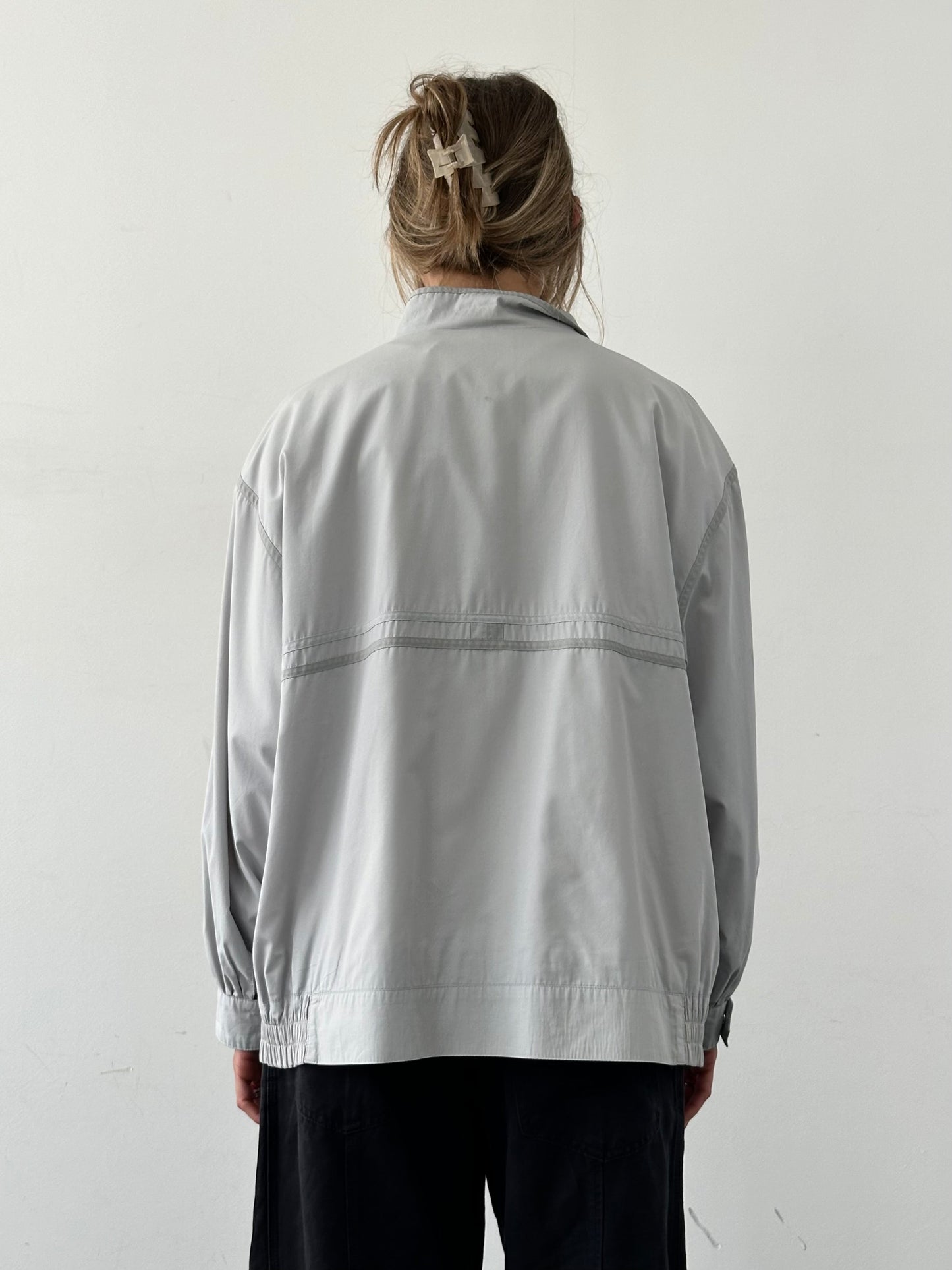 Vintage 2000s High Neck Bomber Jacket - XL