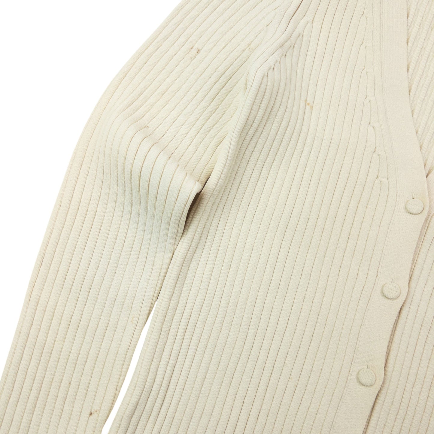 Vintage 2000s Gucci Ribbed Cardigan Womens Size M | Medium, Cream