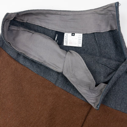 Vintage 1997 Comme Des Garçons Tricot Asymmetric Wool Skirt Womens Size W28