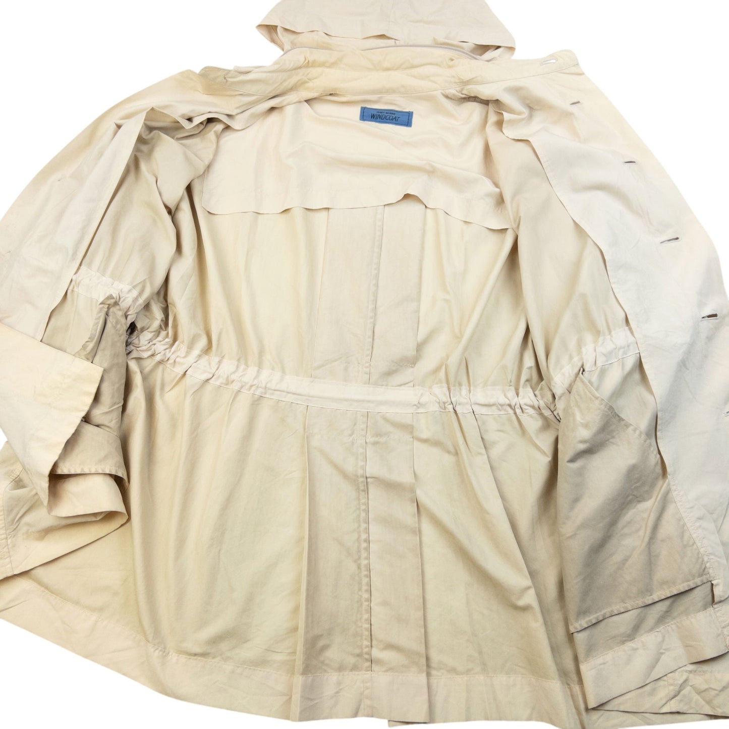 Vintage 90s Issey Miyake Windcoat Button Up Jacket Size XL | XL, Cream