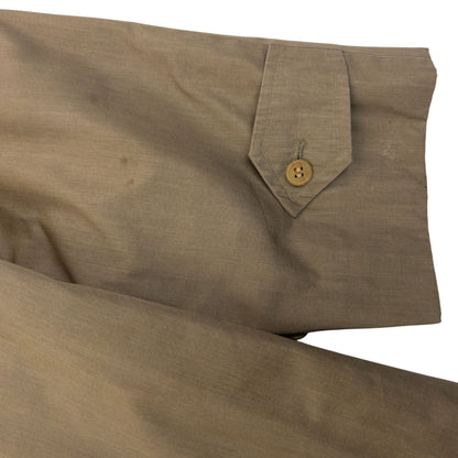 Vintage 80s Burberry Trench Jacket Size M | Medium, Brown