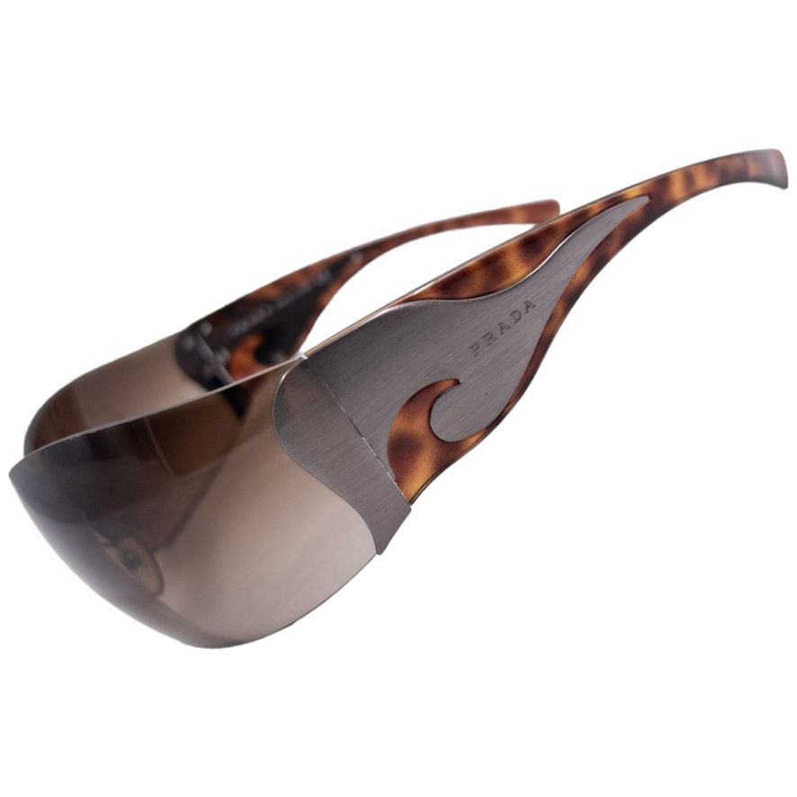 Vintage Prada Swirl Tortoise Shell Sunglasses