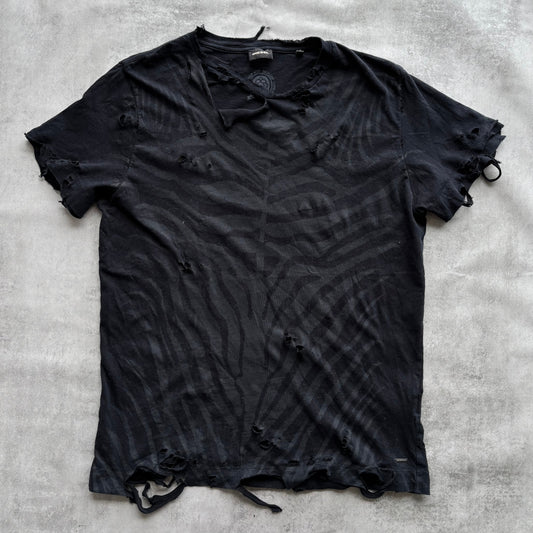DIESEL DISTRESSED TOP | O/S, Red