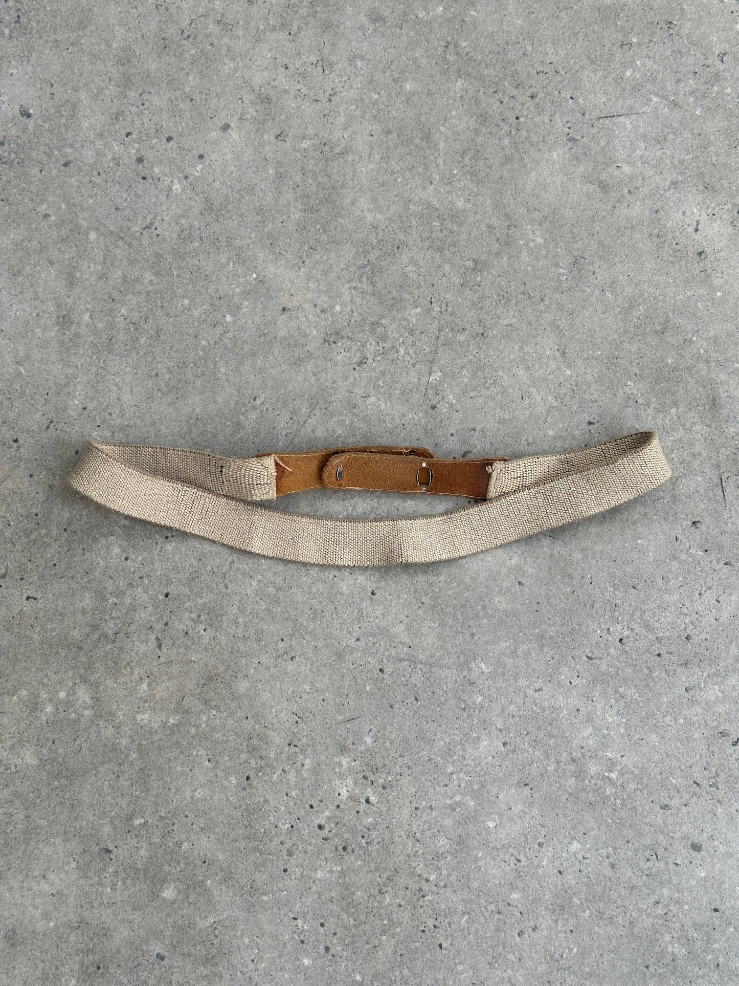Vintage 2000s Canvas Leather Belt - W32-38
