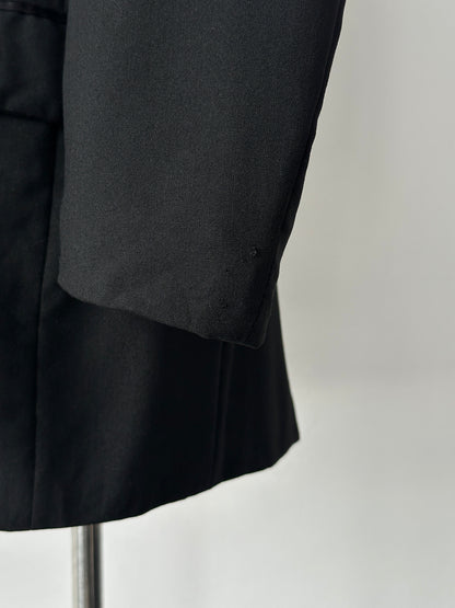 Christian Dior 1990s Single Breasted Tuxedo Blazer - S