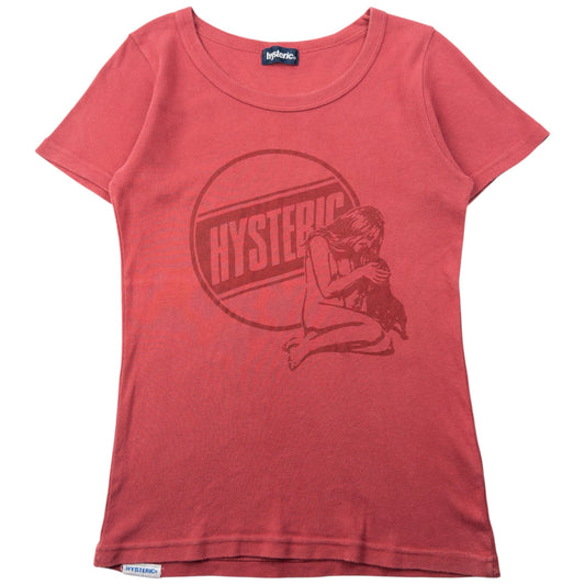 Vintage 90s Hysteric Glamour Graphic T Shirt Womens Size M | Medium, Pink