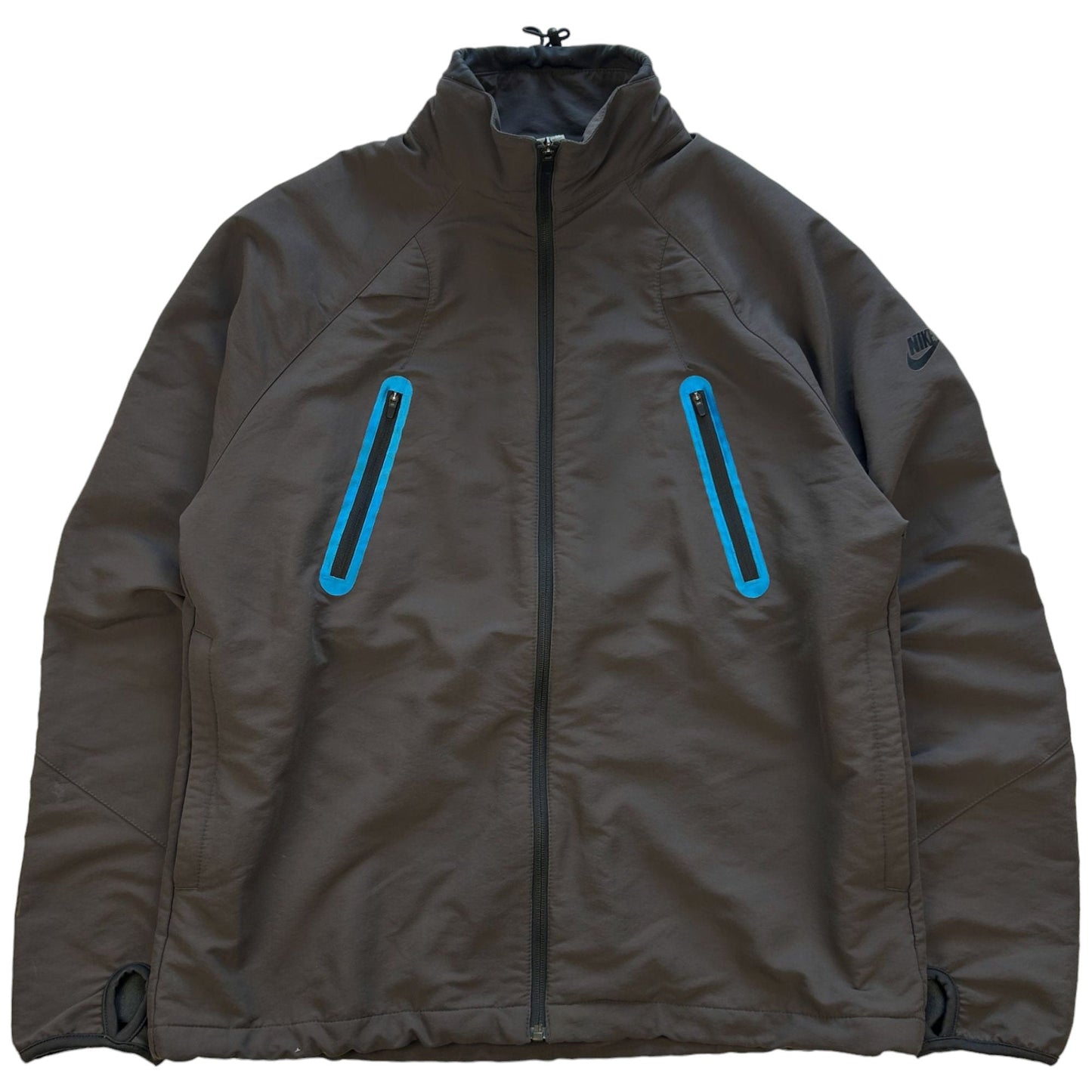 Vintage Nike TN Contrast Zip Tech Jacket Size L | Large, Grey
