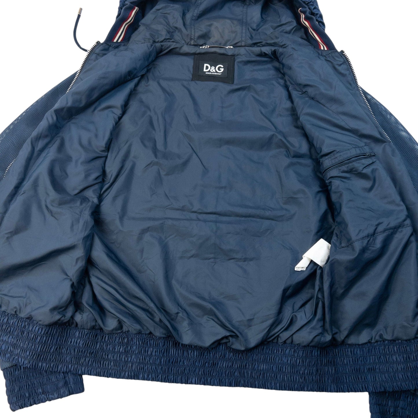 Vintage 2000s Dolce & Gabbana Layered Mesh Jacket Size S | Small, Navy