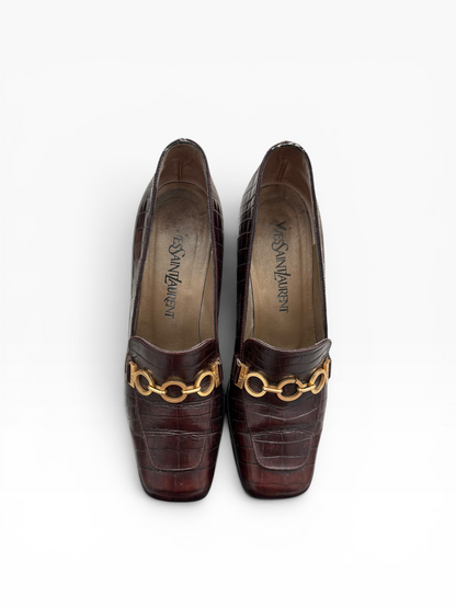 Yves Saint Laurent Heels | O/S, Gold