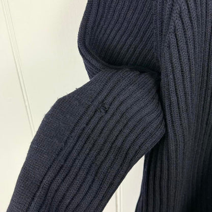 Stone Island Early 2000s Full Zip Ribbed Knit (L) | Large, Red