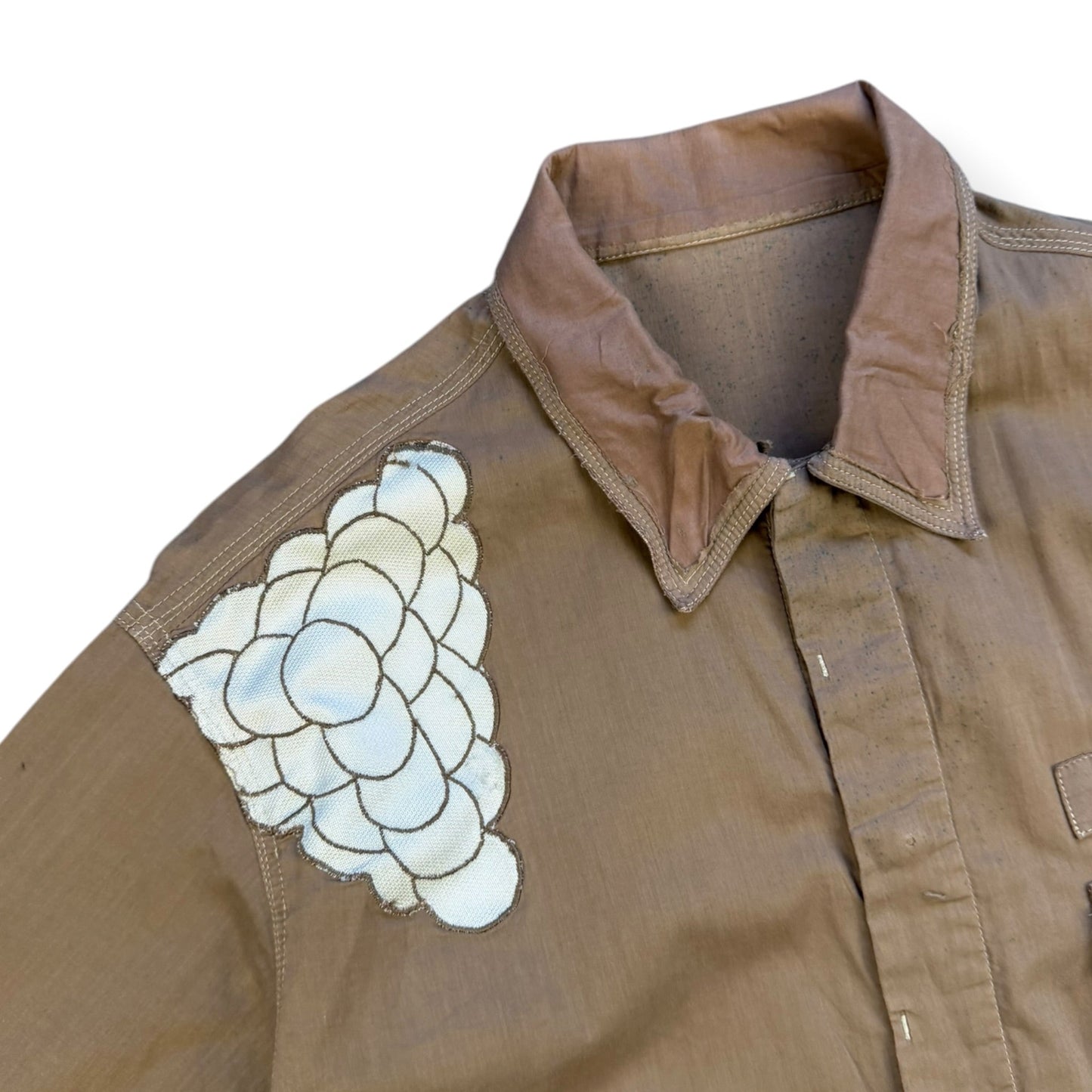 2000's Maharishi Geometric Pattern Shirt (S) | Default Title, Blue