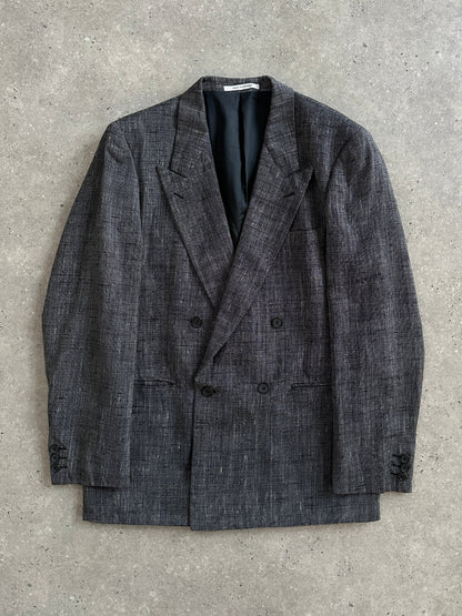 Yves Saint Laurent Menswear 1980s Double Breasted Blazer - 38R/M