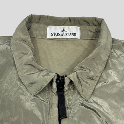 Stone Island Khaki Nylon Metal Overshirt Jacket - M - Known Source