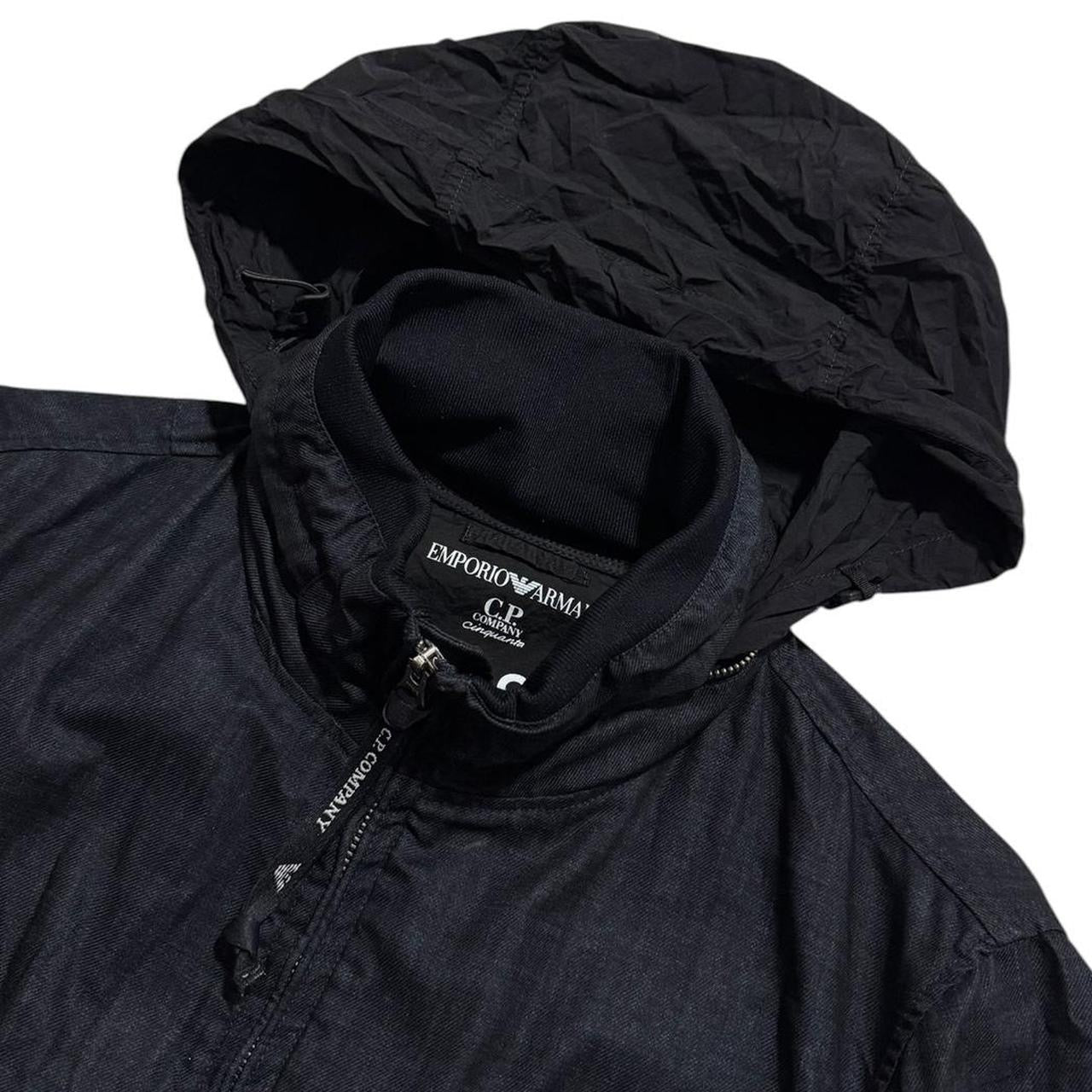 CP Company Armani Wool Gum Jacket | XXL, Dark Blue
