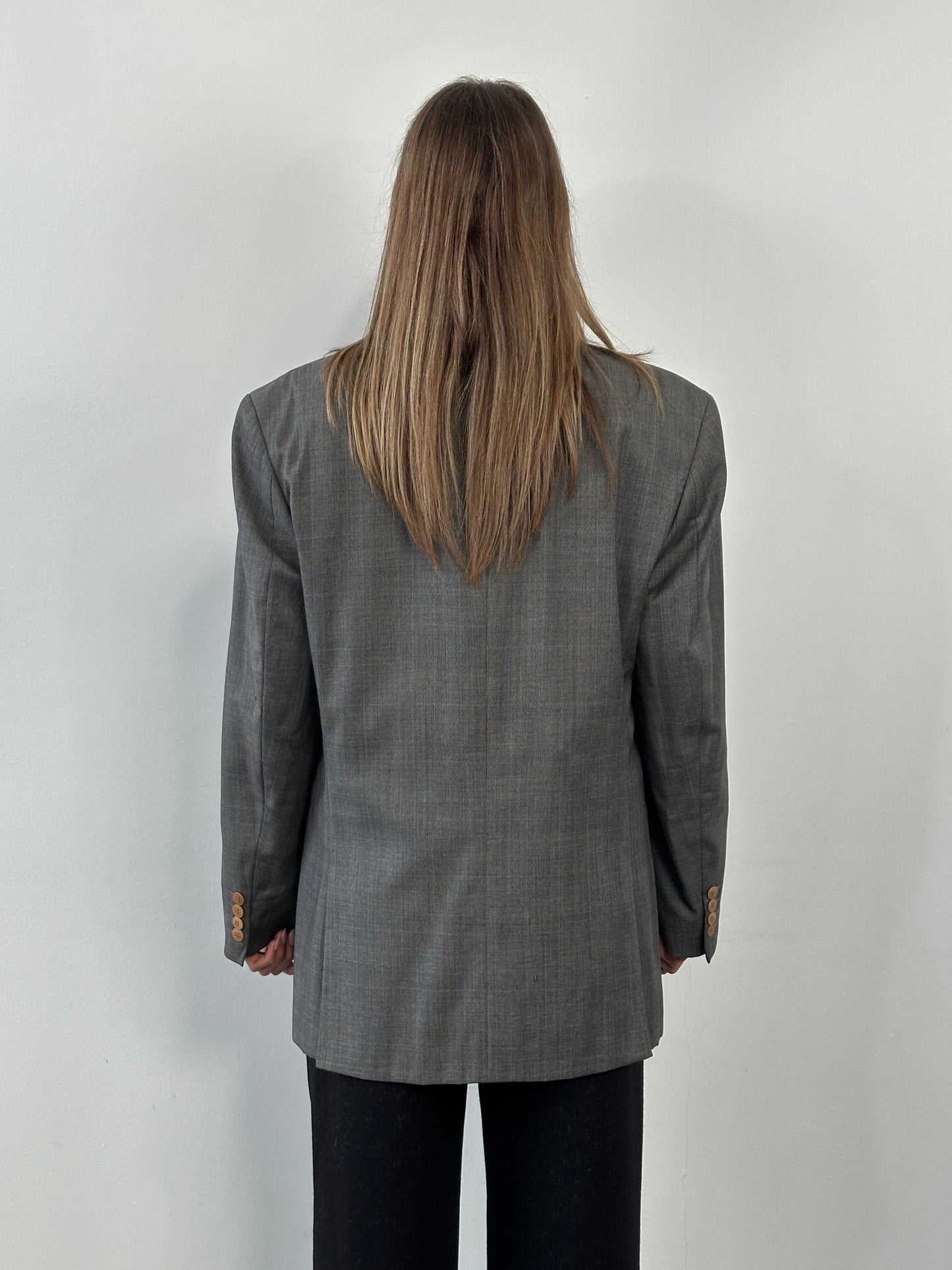 Yves Saint Laurent Pour Homme 1990s Pure Wool Single Breasted Blazer - 40R/L