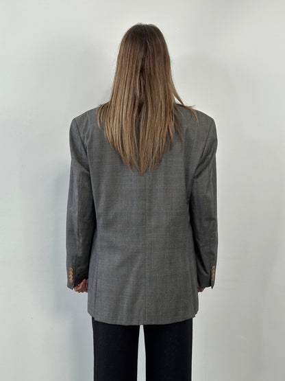 Yves Saint Laurent Pour Homme 1990s Pure Wool Single Breasted Blazer - 40R/L