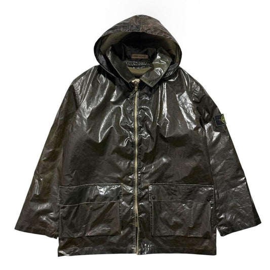 Stone Island A/W 1992 Glazed Silk Parka
