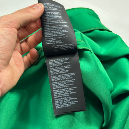 Prada 2018 Rubber Race Logo Technical Jersey Parka Jacket - XS (M) | Green