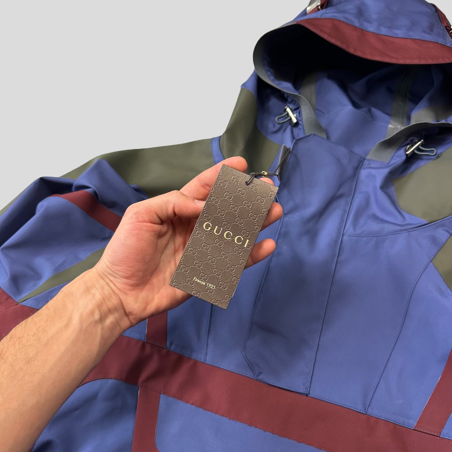 Gucci 2014 Runway Ultra Technical Taped Seam Pullover Jacket - L/XL | Default Title, Red
